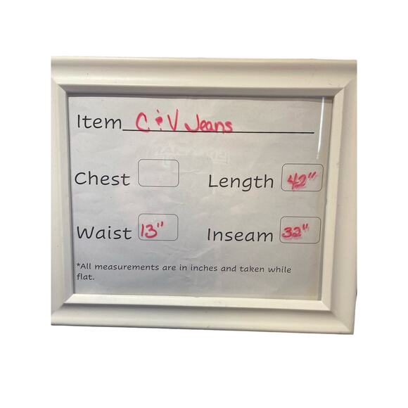 Chelsea and Violet Flare Jeans Women’s Size 26 Dark Wash Denim, Casual, Work - Picture 5 of 5